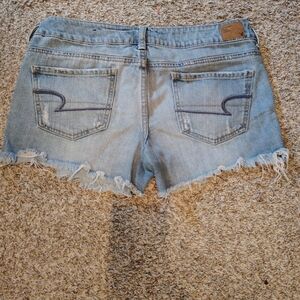 Light Blue Denim Women Shorts
